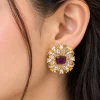 Amethyst Garden Bloom Earrings (5)