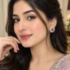 Amethyst Oval Radiance Earrings (3)