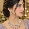 Amethyst Pearl Cascade Necklace Set (5)
