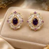 Amethyst Royal Bloom Earrings (1)