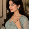 Azure Bloom Pendant Set (5)