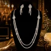 Crystal Cascade Necklace & Earring Set Crystal Cascade Necklace & Earring Set | Elviah