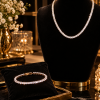 Lumière Oval Crystal Necklace Set