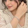 Classic Square Crystal Bracelet (3)