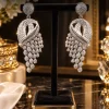 Crystal Cascade Chandelier Earrings (1) Crystal Cascade Chandelier Earrings