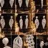 Crystal Cascade Chandelier Earrings (2)