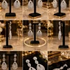 Crystal Teardrop Statement Earrings (2)