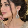 Crystal Teardrop Statement Earrings (3)