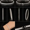 Éclat Linear Tennis Bracelet (2)