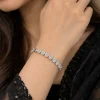 Eclat Linear Tennis Bracelet (3)