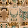 Emerald Garden Bridal Jewelry Set (2)