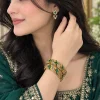 Emerald Heritage Twin Bangles (3)