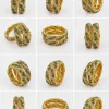 Emerald Heritage Twin Bangles (5)