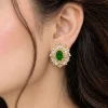 Emerald Royal Bloom Earrings (5)