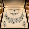 Emerald Royale Bridal Jewelry Set (1) Emerald Green Bridal Jewelry Set