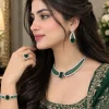 Emerald Royale Bridal Jewelry Set (4)