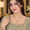 Golden Calligraphy Pendant Necklace (3)