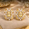 Golden Citrine Bloom Earrings (1)