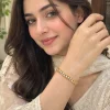 Golden Crystal Link Bracelet (2)
