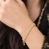 Golden Fleur Crystal Bracelet (3)