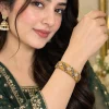 Golden Geometry Heritage Bangles (2)