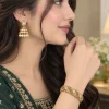 Golden Geometry Heritage Bangles (3)