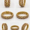 Golden Geometry Heritage Bangles (6)