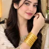 Golden Heritage Textured Bangle Set (4)