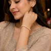 Golden Petal Line Bracelet (2)