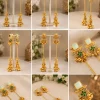 Mint Emerald Cascade Earrings (3)