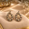 Onyx Teardrop Earrings (1) Black Onyx Style Teardrop Earrings