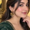 Peacock Emerald Pearl Earrings (3)