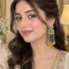 Pearl Mosaic Chandelier Earrings (3)