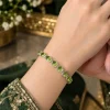 Peridot Teardrop Bracelet (3)