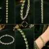 Peridot Teardrop Bracelet (6)