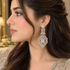 Regal Radiance Crystal Earrings (3)