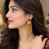 Ruby Fringe Statement Earrings (4)