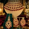Ruby Heritage Bridal Jewelry Set (1) Red Ruby Bridal Jewelry Set