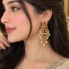 Ruby Pearl Chandelier Earrings (4)