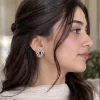Sapphire Blossom Stud Earrings (3)
