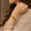 Sapphire Elephant Filigree Bangles (3)