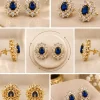 Sapphire Imperial Halo Earrings (2)