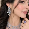 Sapphire Royale Bridal Jewelry Set (6)
