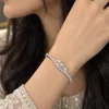 Silver Floral Cascade Bracelet (3)
