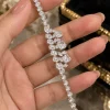 Silver Floral Cascade Bracelet (4)