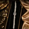 Silver Marquise Garden Bracelet (1)