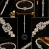 Silver Marquise Garden Bracelet (2)