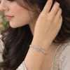 Silver Marquise Garden Bracelet (3)