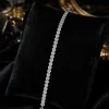 Silver Crystal Petal Tennis Bracelet Silver Crystal Petal Tennis Bracelet | Elviah